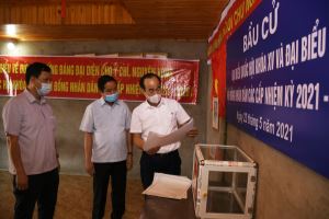 Lào Cai: Công tác chuẩn bị bầu cử đảm bảo đúng tiến độ
