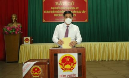 Bắc Giang: Tỷ lệ cử tri đi bầu cử đạt 98,2%