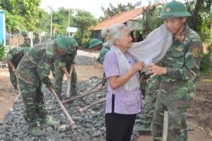 Đảng uỷ Sư đoàn 9: Điểm sáng trong chỉ đạo vận động nhân dân xây dựng Tổ quốc