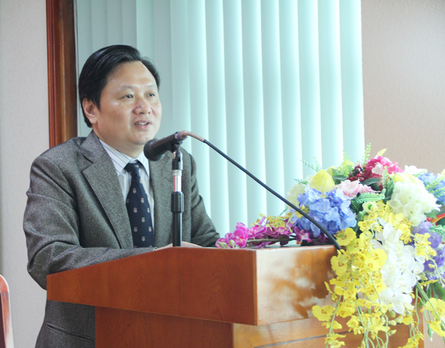 Ông Nguyễn Tiến Hoàng nguyên là Vụ trưởng Vụ Lý luận chính trị, Ban Tuyên giáo Trung ương - Ảnh vnu.edu.vn