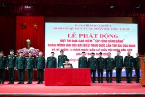 Bộ Chỉ huy Quân sự Quảng Ninh "Lập công dâng Đảng"