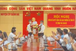 Quảng Ninh: Trao quyết định về công tác cán bộ tại huyện Đầm Hà