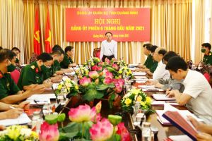 Đảng ủy Quân sự tỉnh Quảng Ninh triển khai nhiệm vụ 6 tháng cuối năm 2021