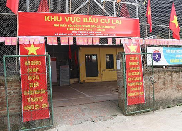 Đơn vị bầu cử số 4 - Khu vực bầu cử lại đại biểu HĐND xã Tráng Việt nhiệm kỳ 2021-2026.