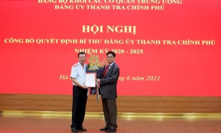 Đồng chí Đoàn Hồng Phong giữ chức Bí thư Đảng ủy Thanh tra Chính phủ